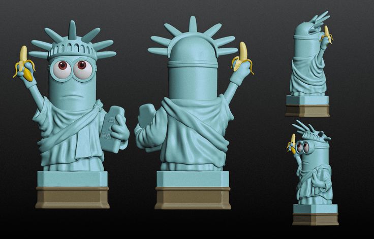 Despicable Liberty (Banana Minion Statue)